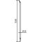 Crowbar | with tip and bent cutter with grab | length: 1,00 m